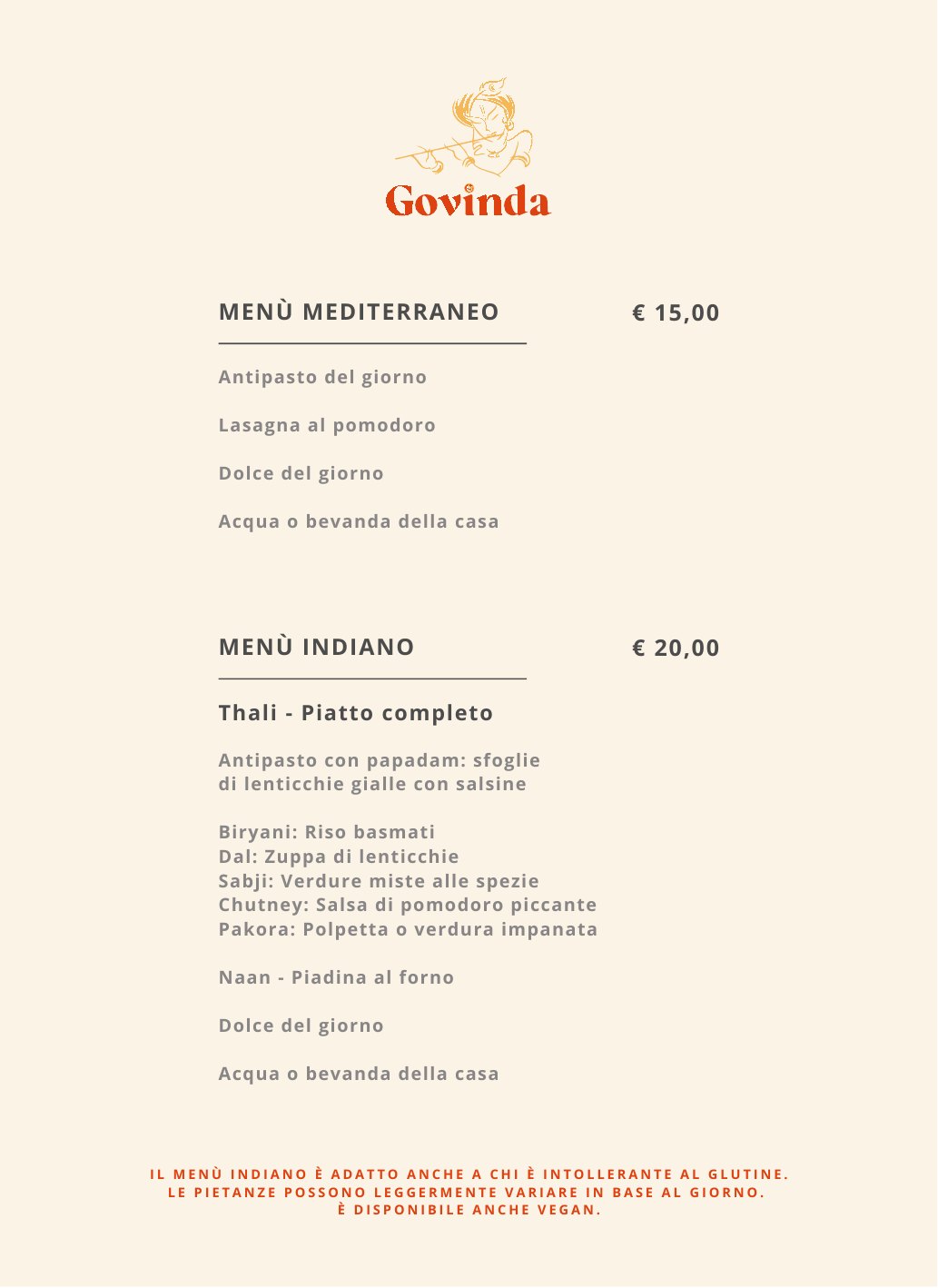 Page du menu 3